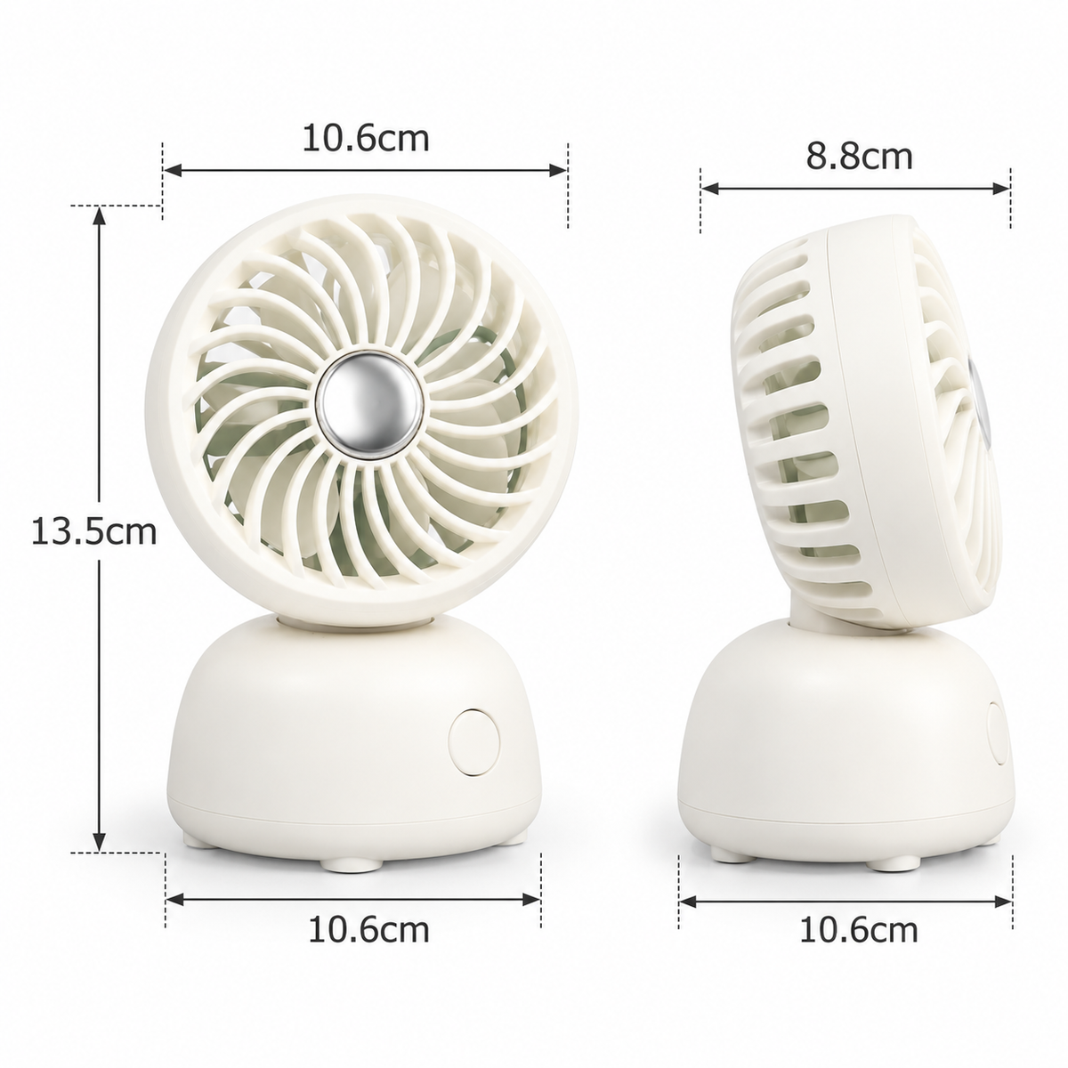 Desktop handheld USB rechargeable mini fan