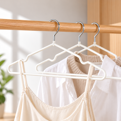 Seamless adult clothes hanger