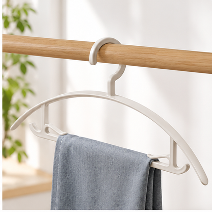Thickened and reinforced clothes hangers for non-slip hanging of clothes